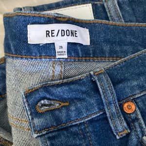 Re/ Done blue jeans 29